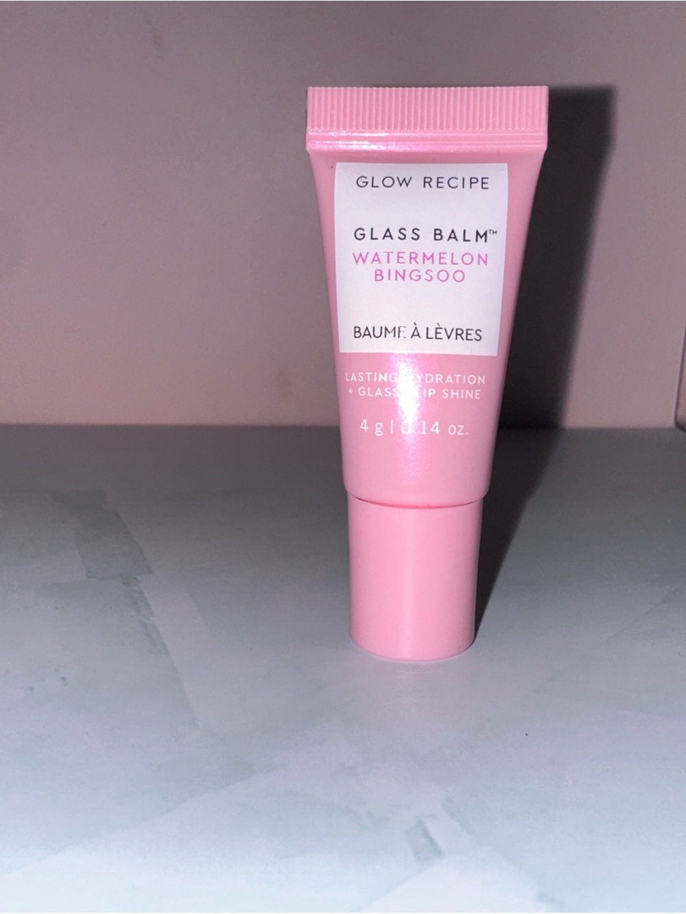 Glow Recipe Glass Balm Watermelon Bingsoo Lip Balm - Pink mini